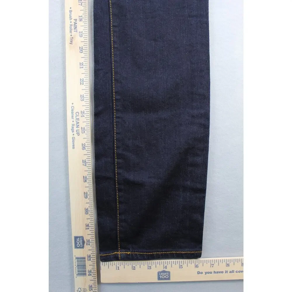 Tory Burch Super Skinny Jeans Women's 29 Dark Wash Gold Hardware